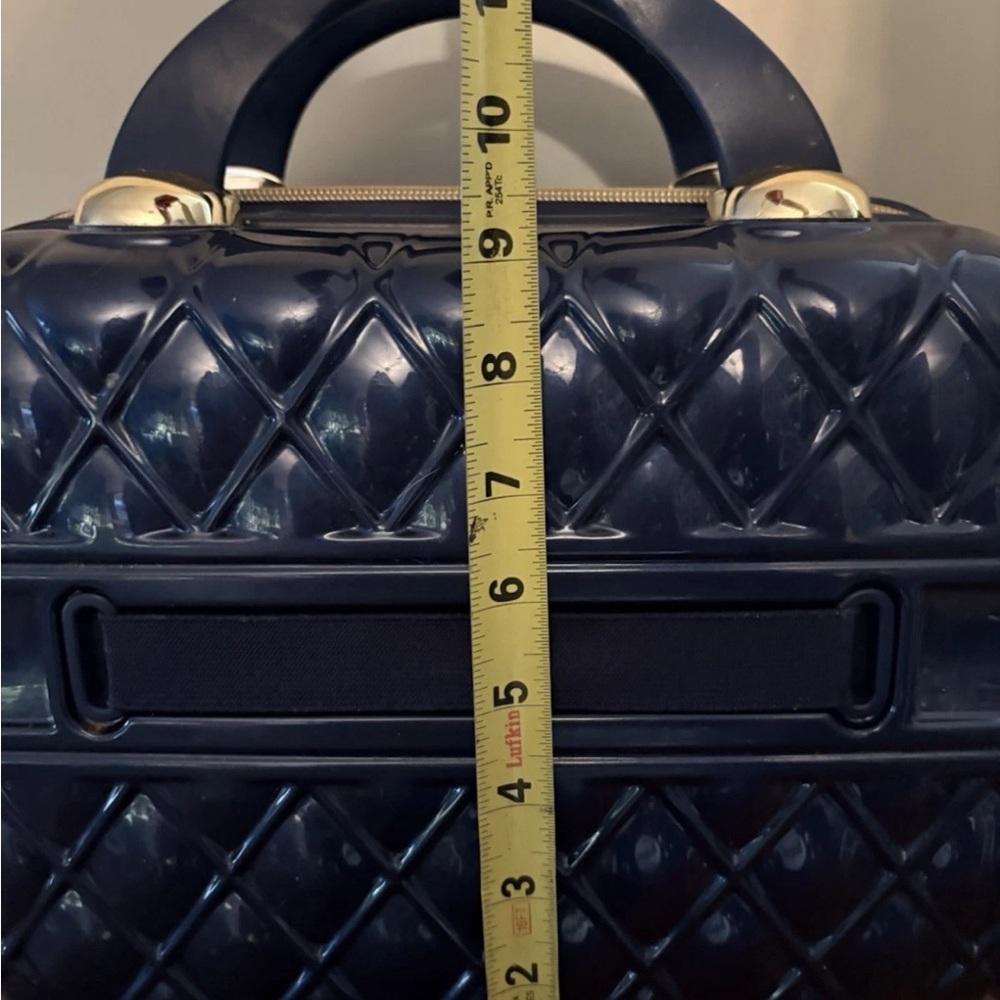 NAVY BLUE MARCY MCKENNA THE JET‎ SETTER COLLECTION BEAUTY CASE - Picture 9 of 11